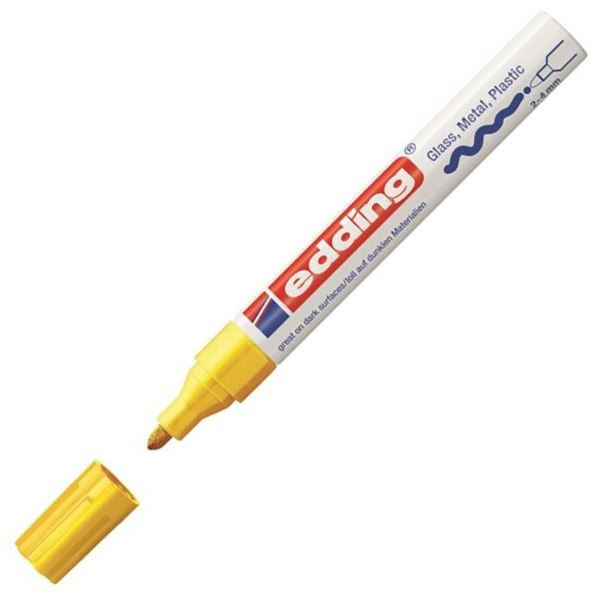 Lakový popisovač edding 750 žltý 