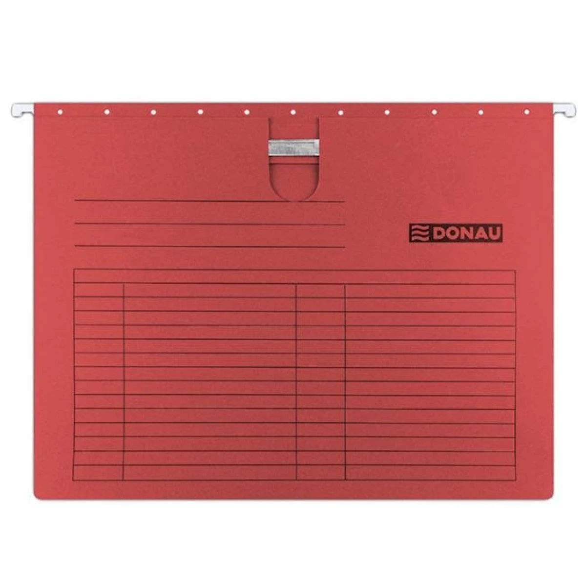 Závesný obal s rýchloviazačom DONAU červený 