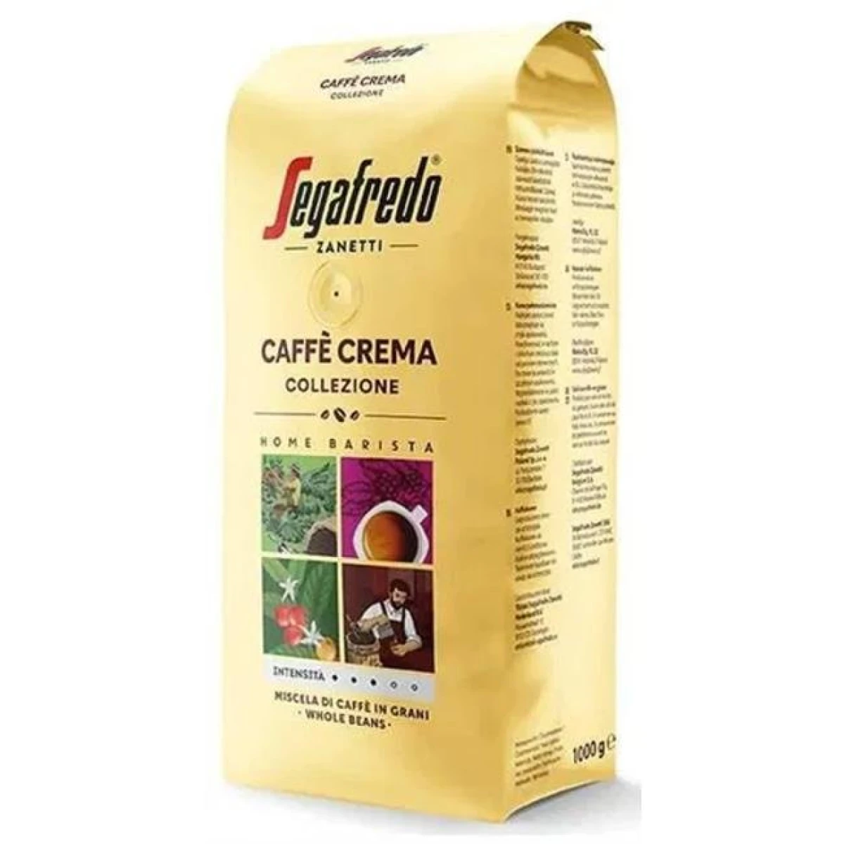 Káva Segafredo Caffe Crema Collezione, zrnková, 1kg 
