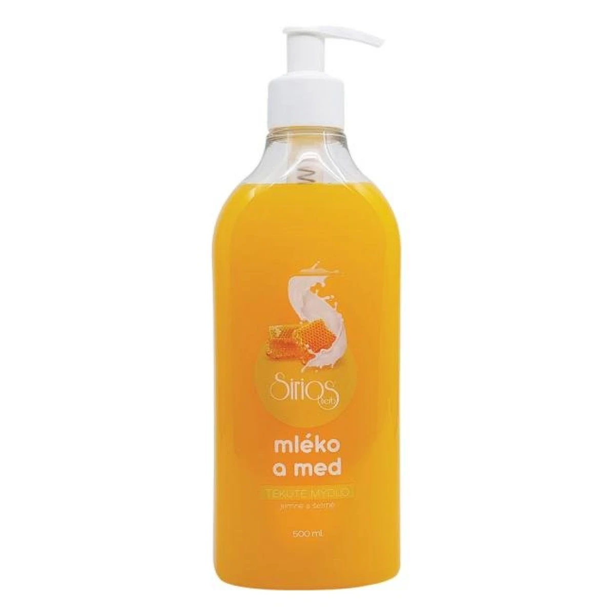 Sirios Herb tekuté mydlo 500 ml - Mlieko&Med 