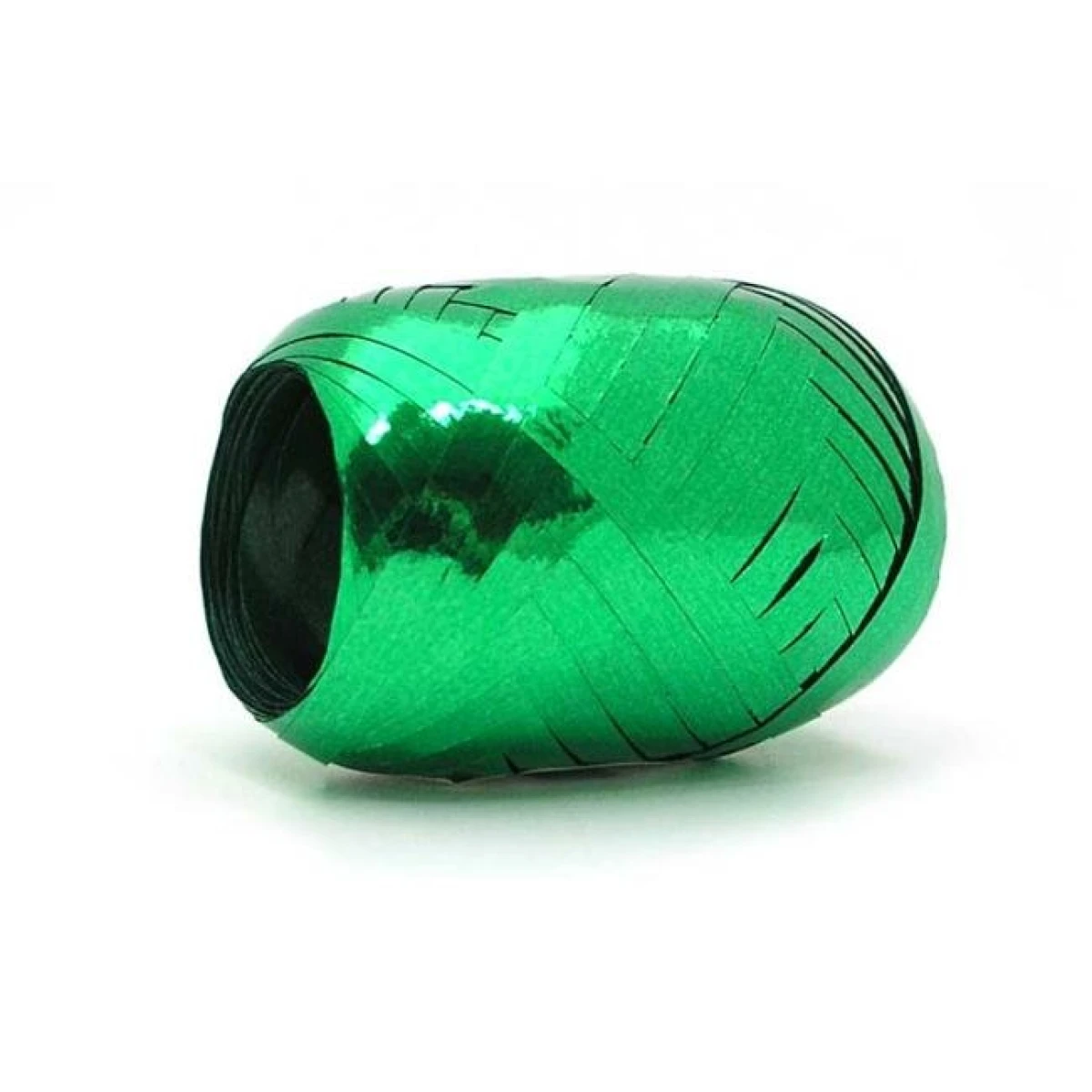 Vianočná darčeková stuha metalická zelená 5mm x 20m 