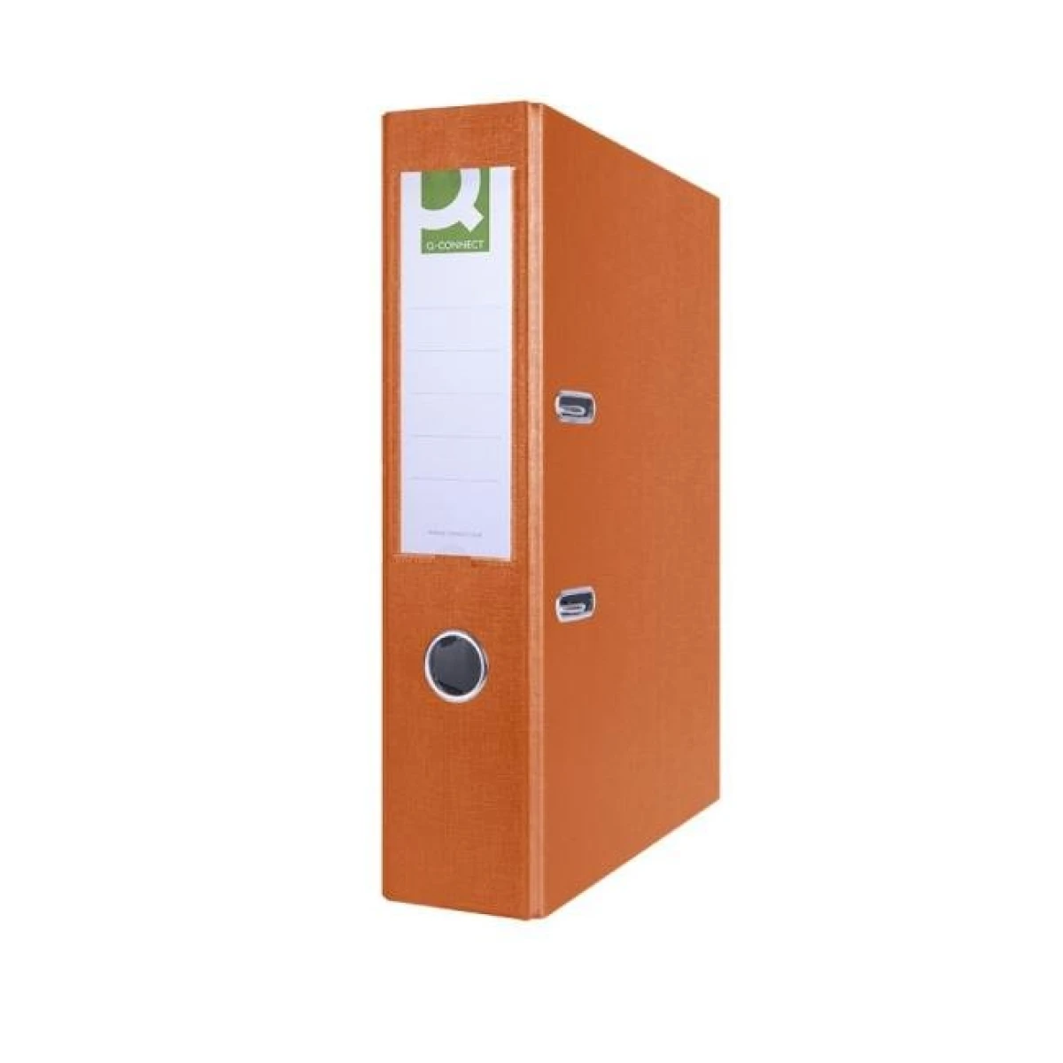 Zakladač pákový Q-CONNECT poloplastový 7,5cm oranžový 