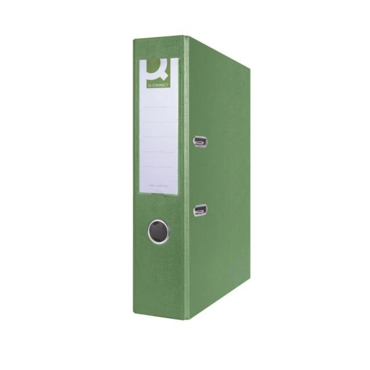 Zakladač pákový Q-CONNECT poloplastový 7,5cm zelený 