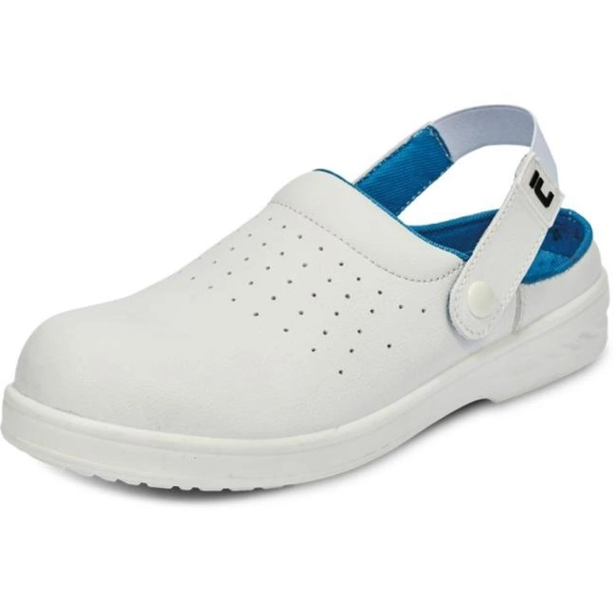 Šľapky bezpečnostné RAVEN SB SRC, biele, veľ. 39 