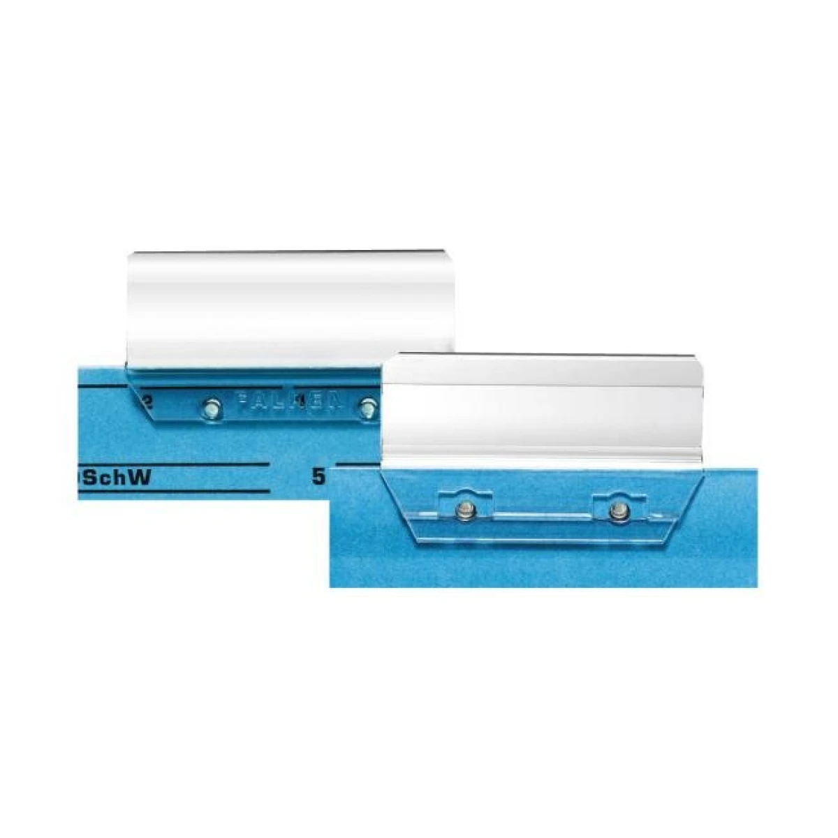 Plastový index na závesné obaly Herlitz priehľadný 50ks 