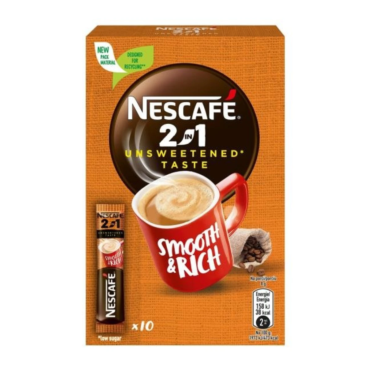 Káva NESCAFÉ Classic 2v1 10 x 8 g 