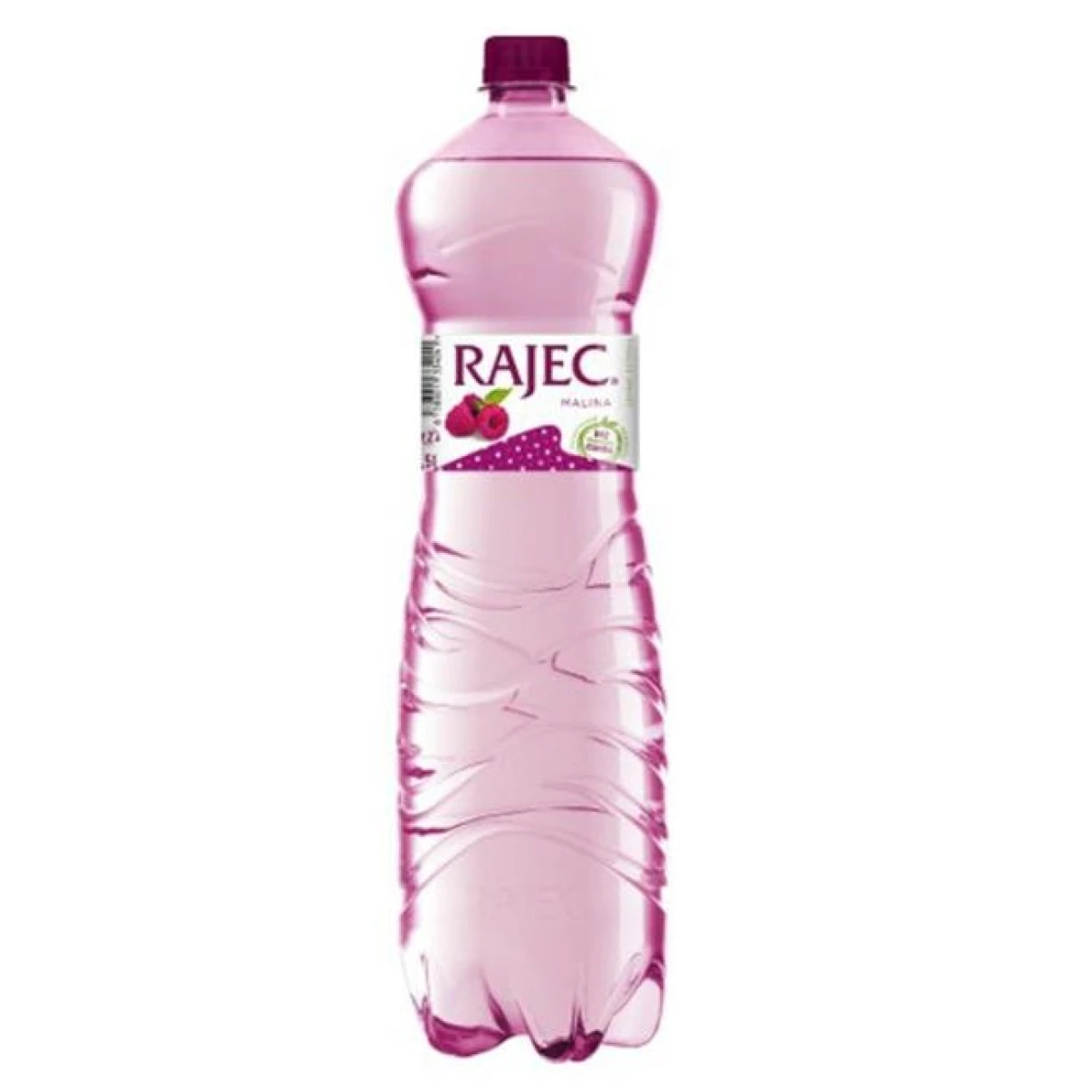 Pramenitá voda Rajec ochutená - malina jemne sýtená 6 x 1,5 ℓ 