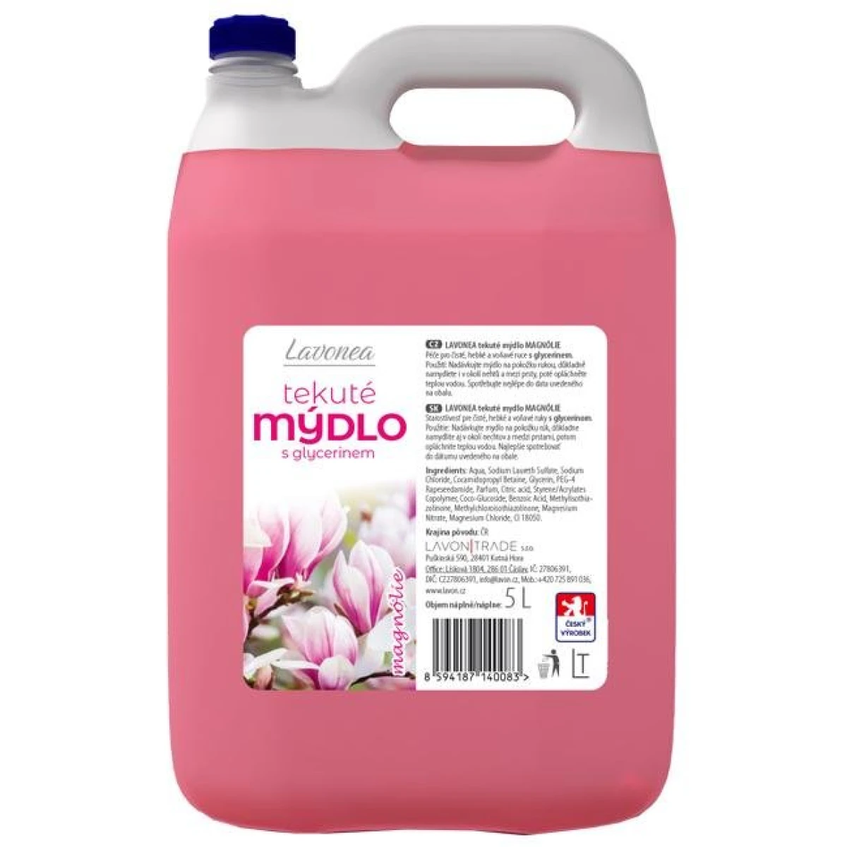 Tekuté mydlo LAVONEA 5l Magnólia 