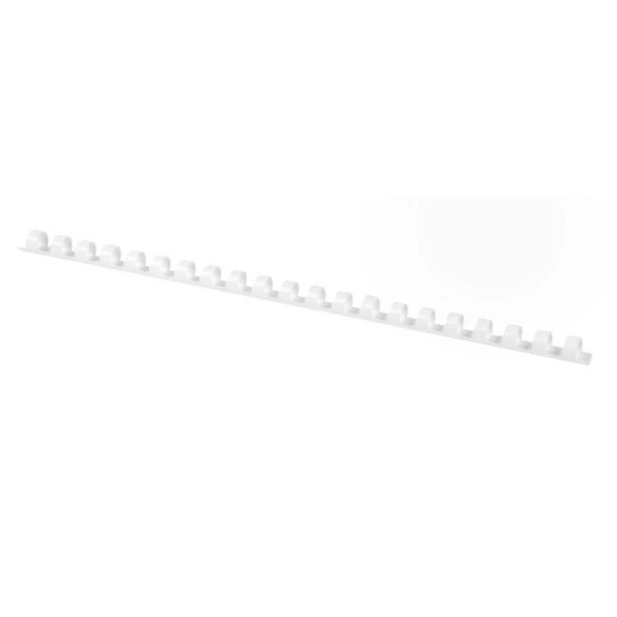 Plastové hrebene Q-CONNECT 8mm biele 