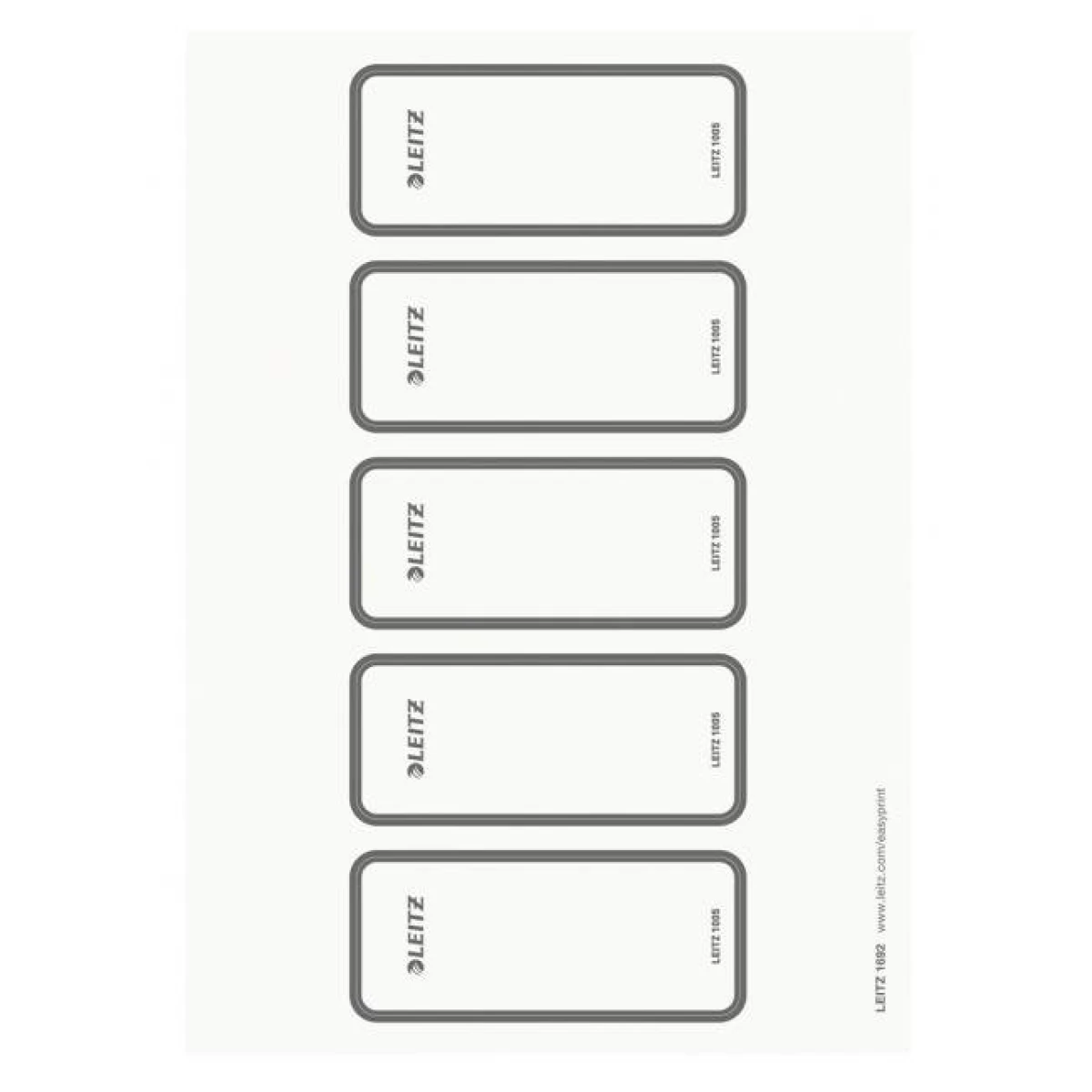 Chrbtový štítok potláčatelné samolepiaci pre zakladače WOW 