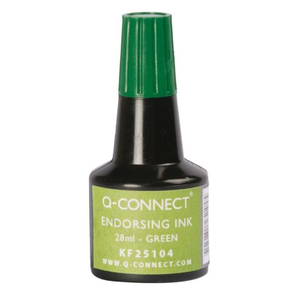 Pečiatková farba Q-CONNECT zelená 28ml 