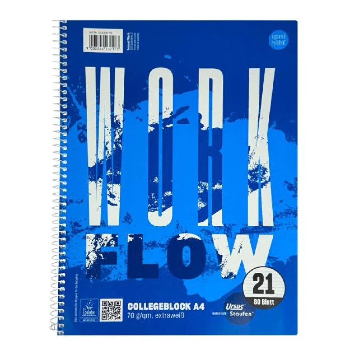 Blok College Format Werk Ursus Basic A4 80 listov linajkový 70g 