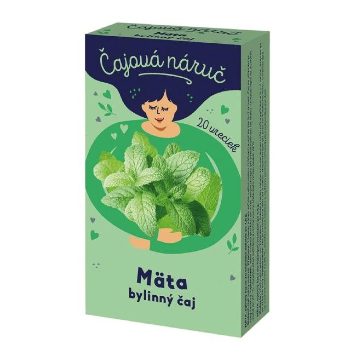 Čaj LEROS bylinný Čajová náruč mäta pieporná 20 x 1 g 