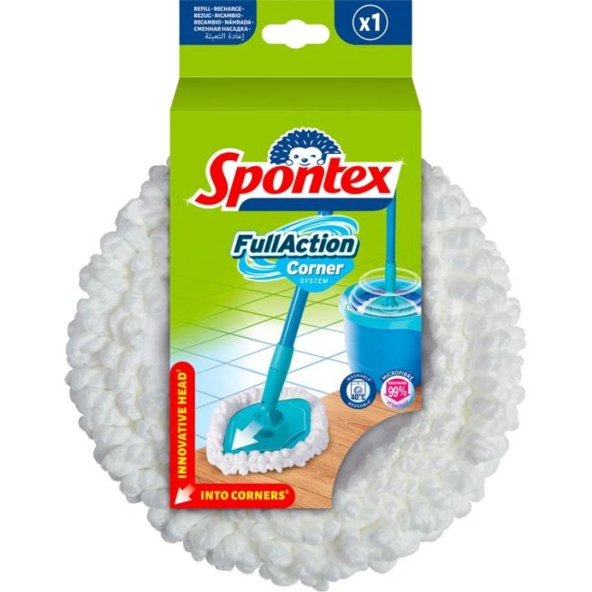 Náhradný poťah k mopu Full Action Corner System 