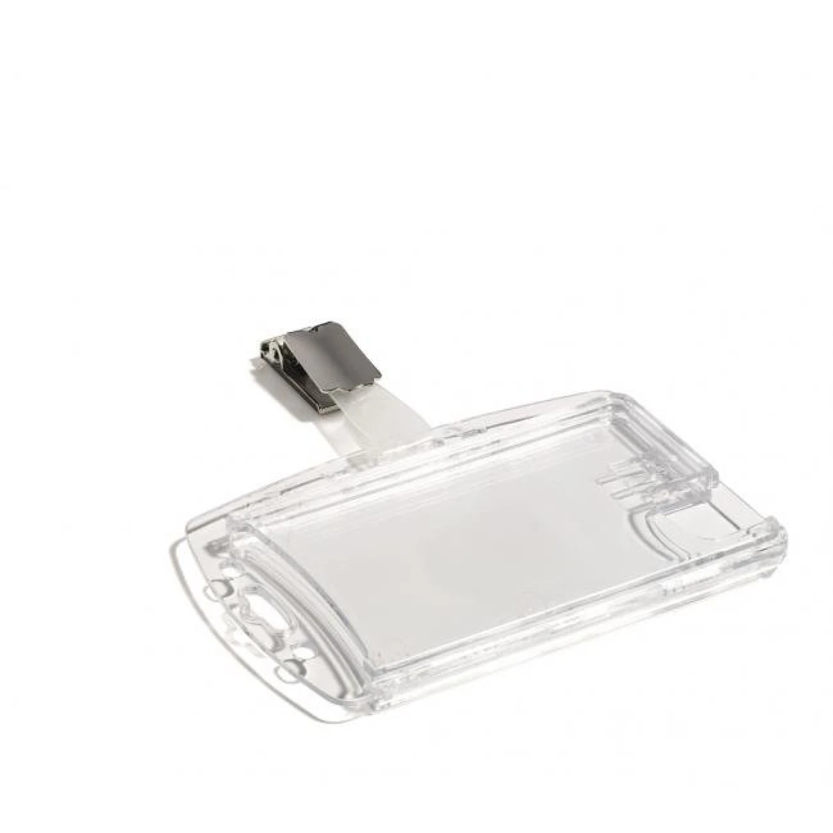 Visačka na 2 plastové karty so štipcom DURABLE 85x54mm 25ks 