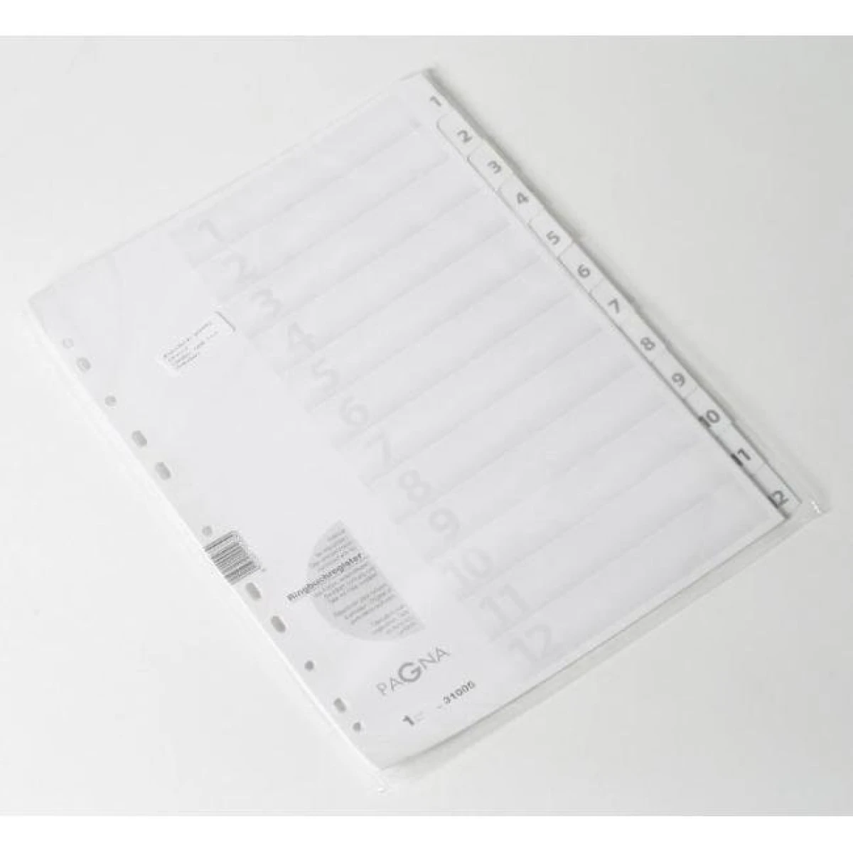 Kartónový rozraďovač PAGNA 12-dielny biely 