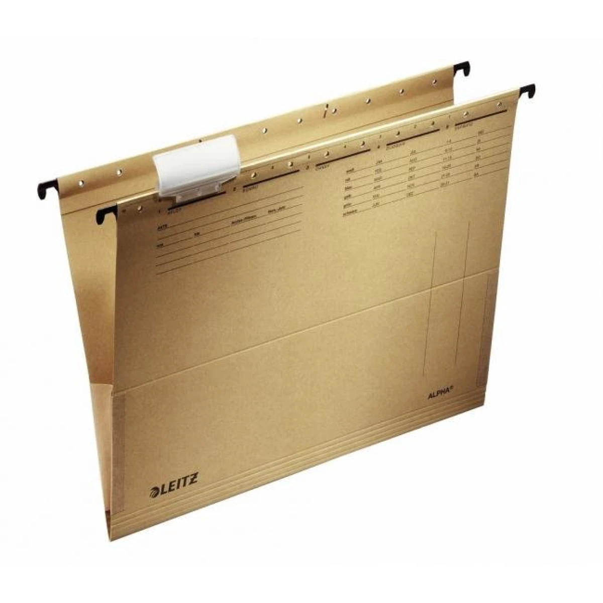 Závesný obal Leitz ALPHA s bočnicami hnedý 