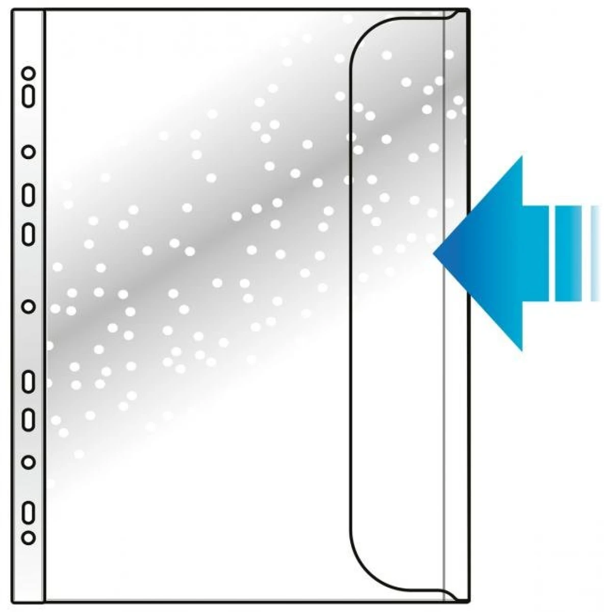 Euroobal A4 matný s chlopňou 50mic 10ks 