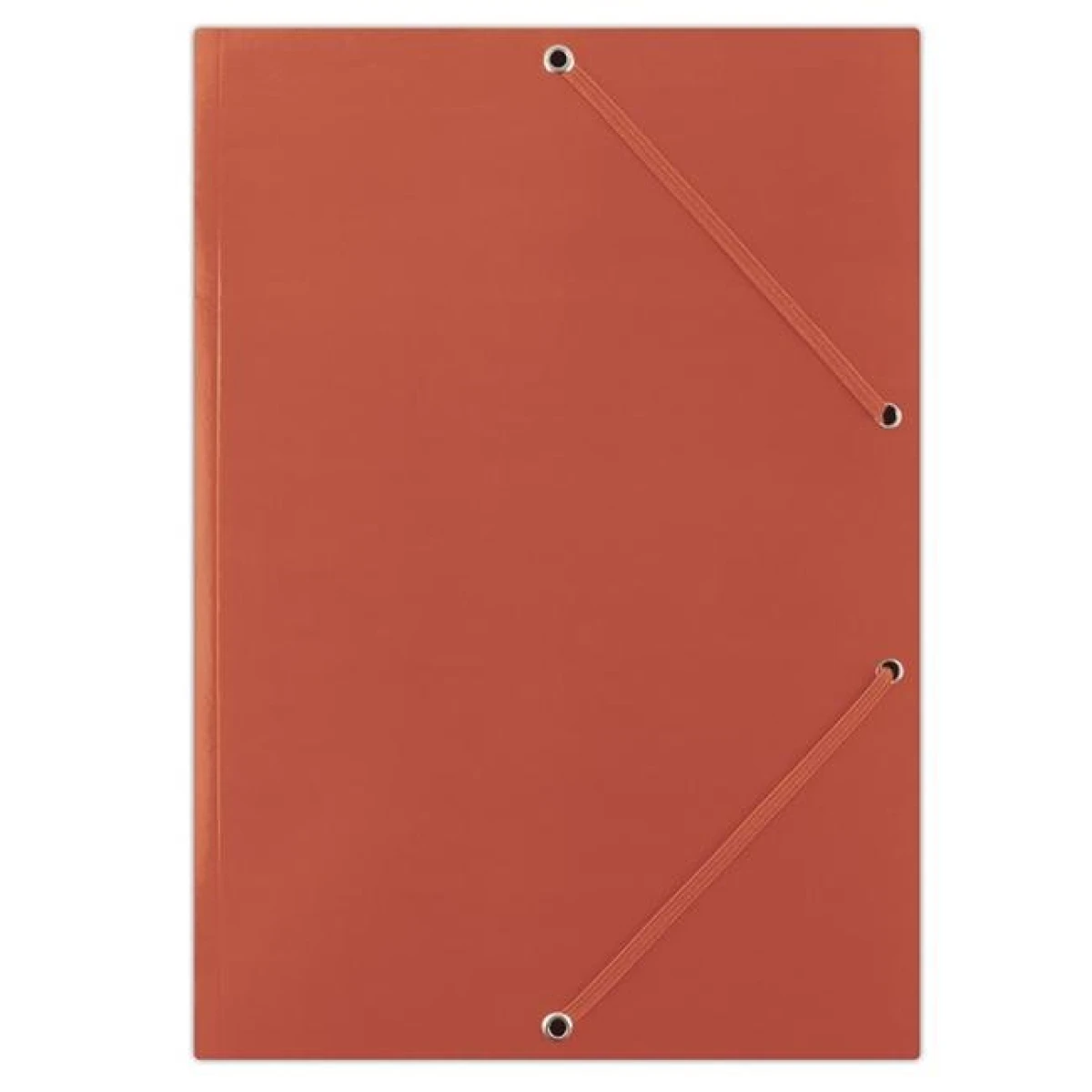 Kartónový obal lesklý s gumičkou DONAU červený 