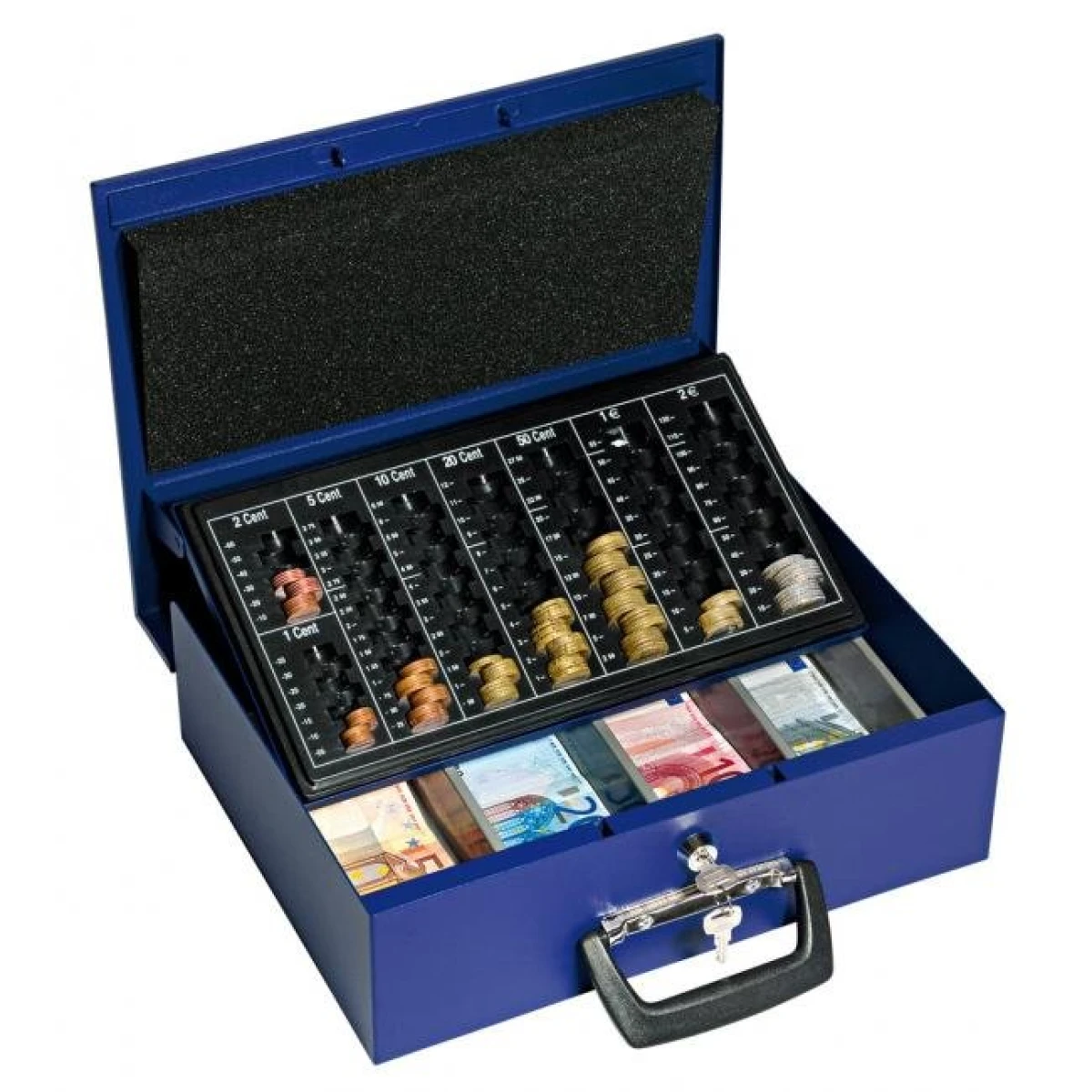 Euro-pokladnička WEDO Universa 357x103x275mm modrá 