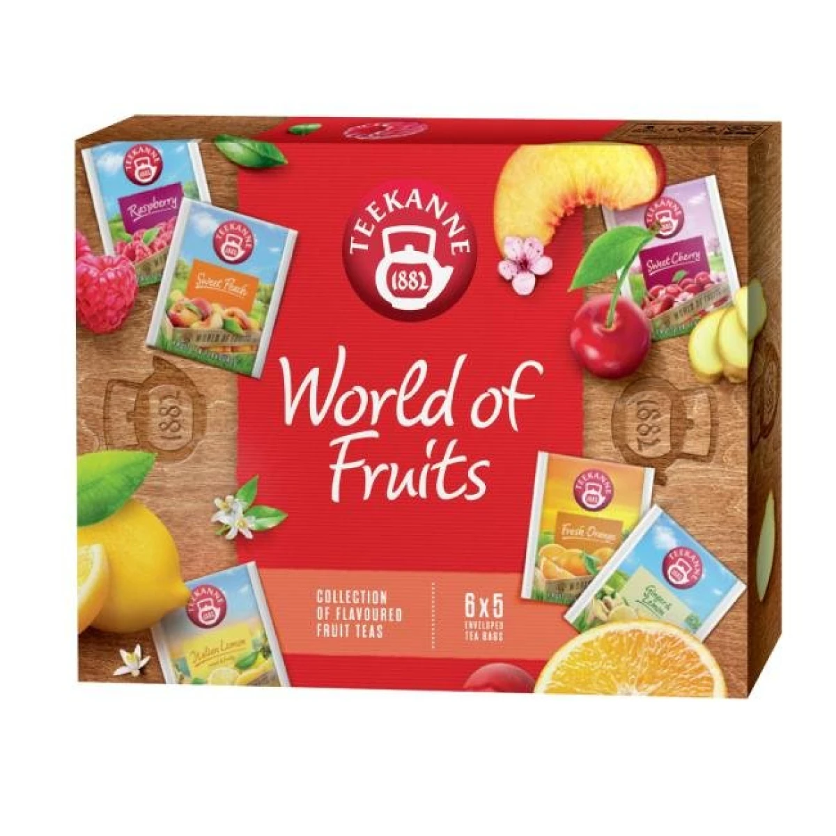 Kolekcia čajov TEEKANNE World of Fruits HB 66,25g 