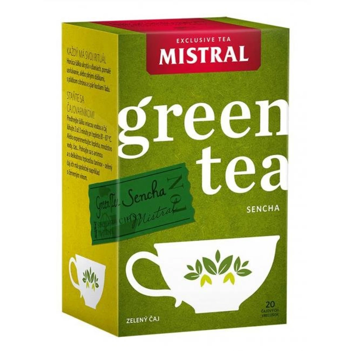Čaj MISTRAL zelený Sencha HB 30g 