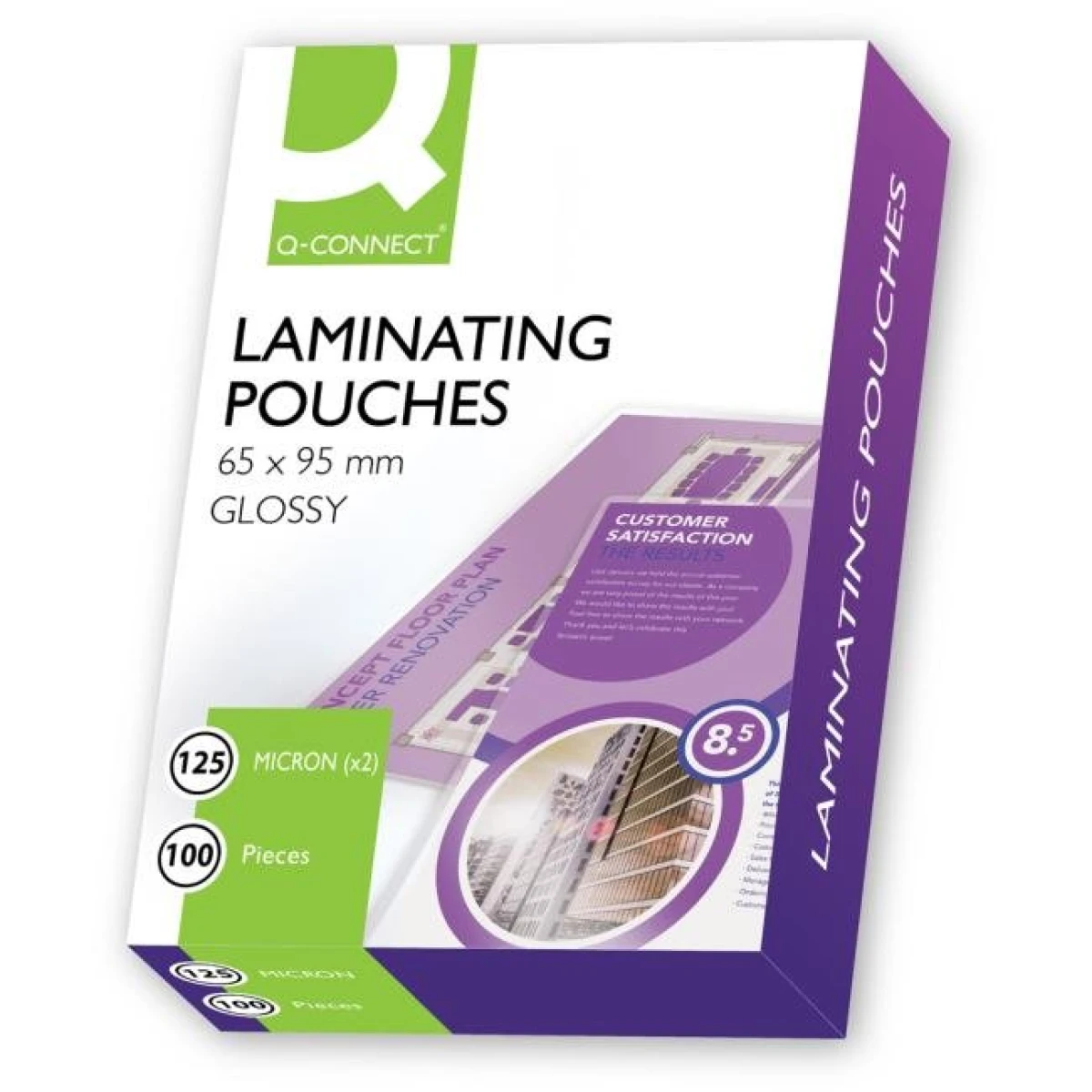 Laminovacie fólie Q-Connect 65x95 125mic. 