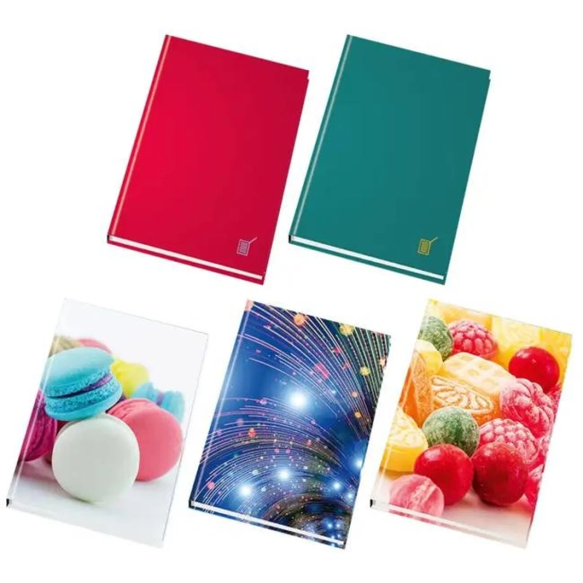 Záznamová kniha Krpa A6 96 listov linajková, mix motívov 