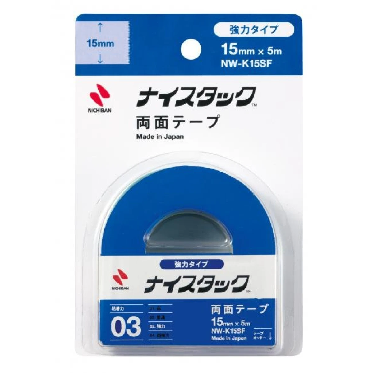 Lepiaca páska obojstranná NICHIBAN 15 mm x 5 m univerzálna 