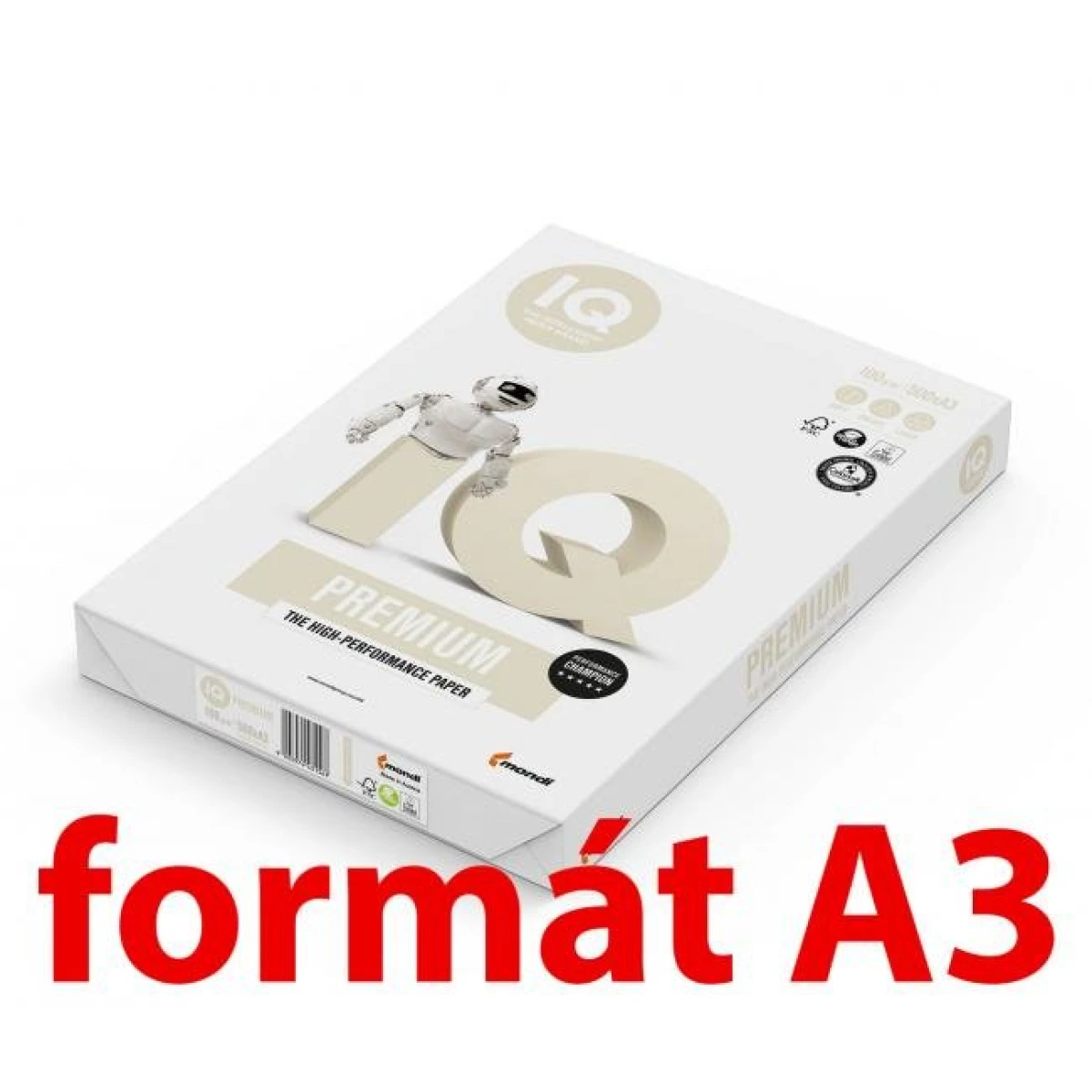 Kopírovací papier IQ premium A3, 80g 