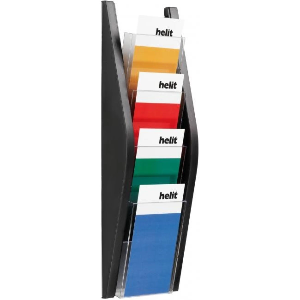 Prezentačný stojan Helit 4x1/3A4 čierny 