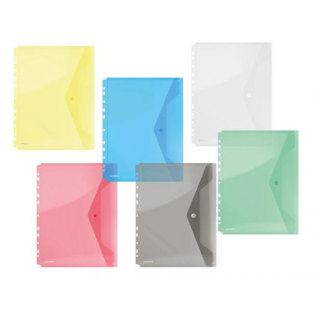 Plastový obal A4 s cvočkom a eurodierovaním DONAU žltý 