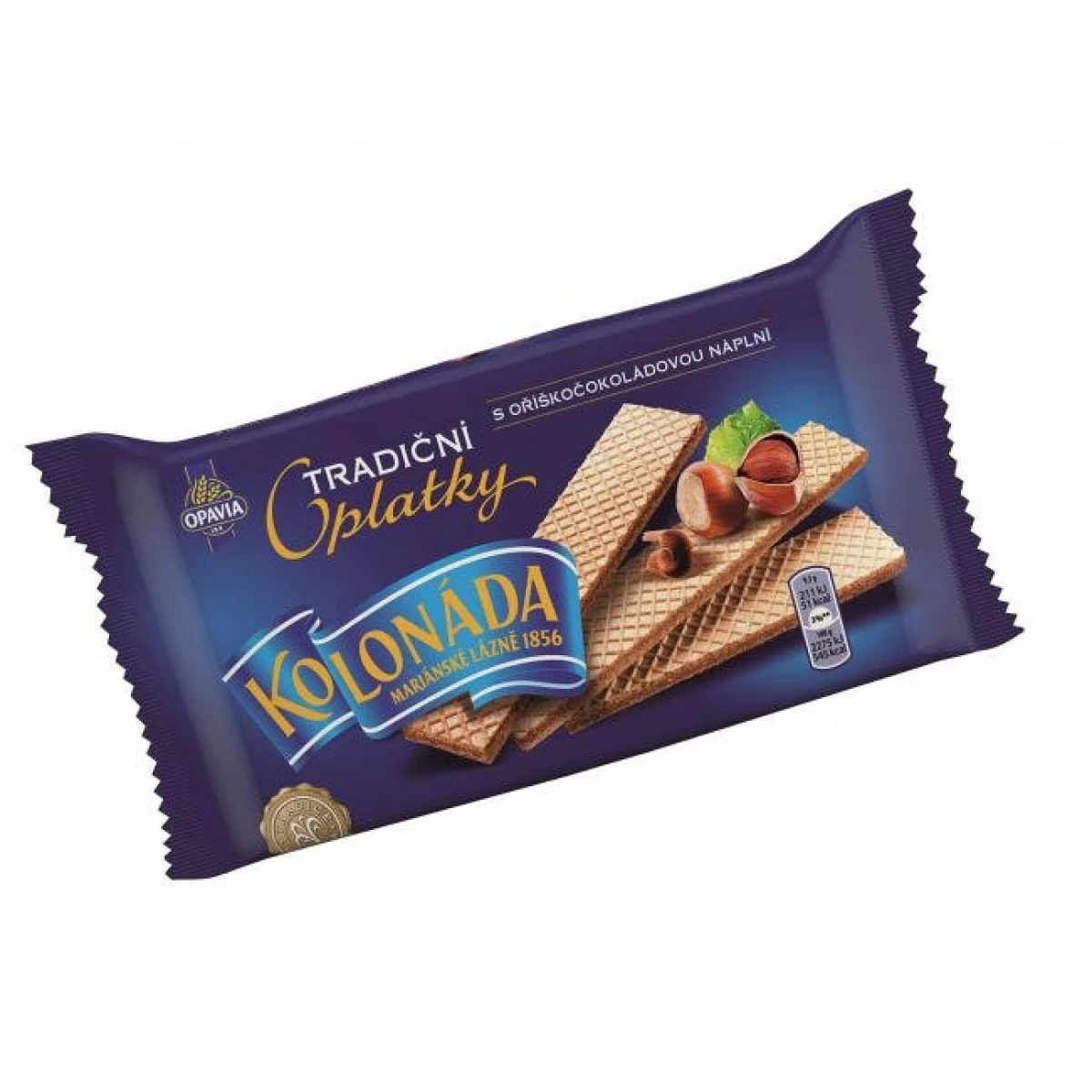 Oblátky Kolonáda Premium -tradičné- oriešková čokoláda 140 g 