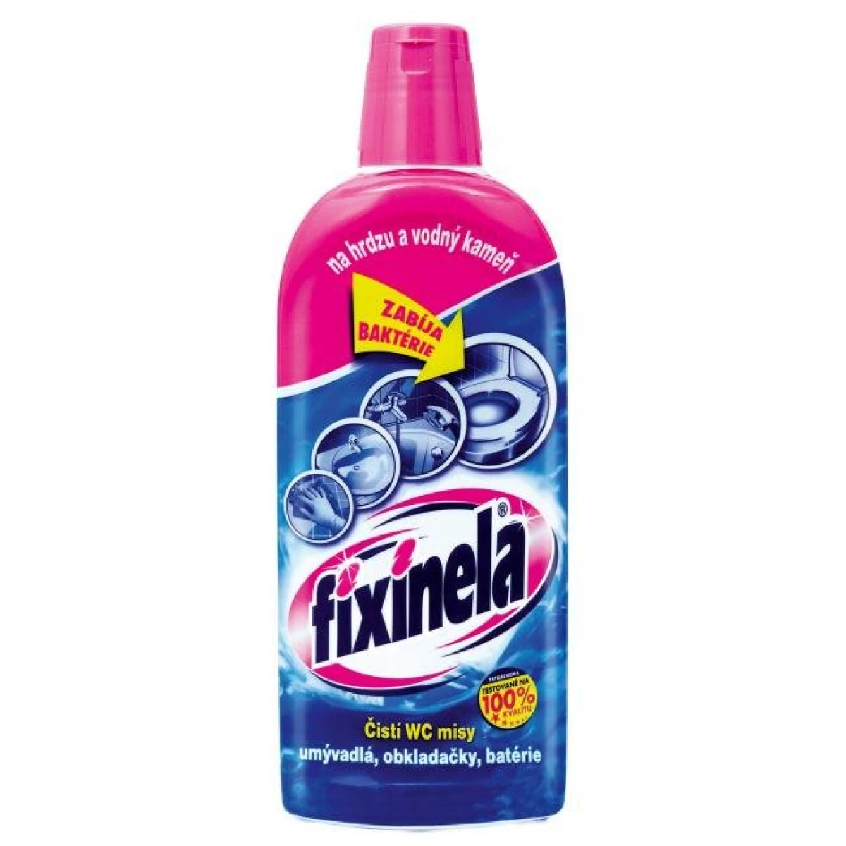 Fixinela WC tekutý čistič 500 ml (ružová) 