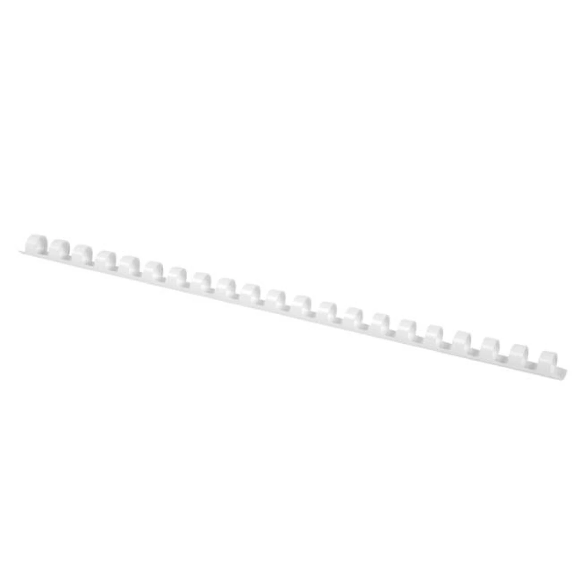 Plastové hrebene Q-CONNECT 12mm biele 