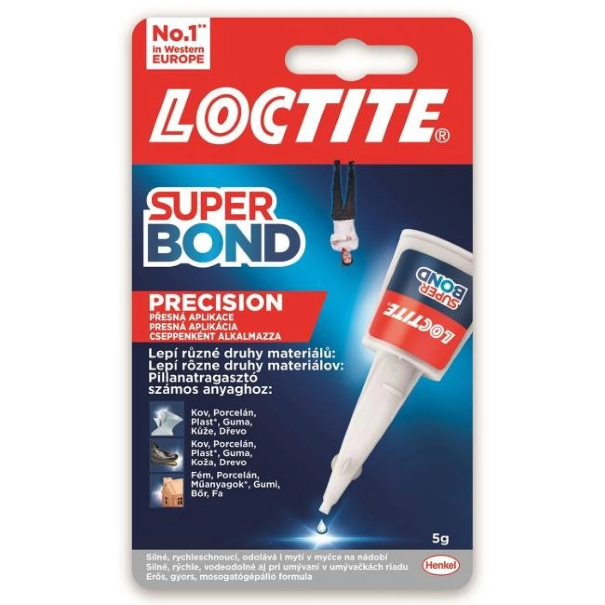 Sekundove lepidlo LOCTITE Super Bond Precision 5g 