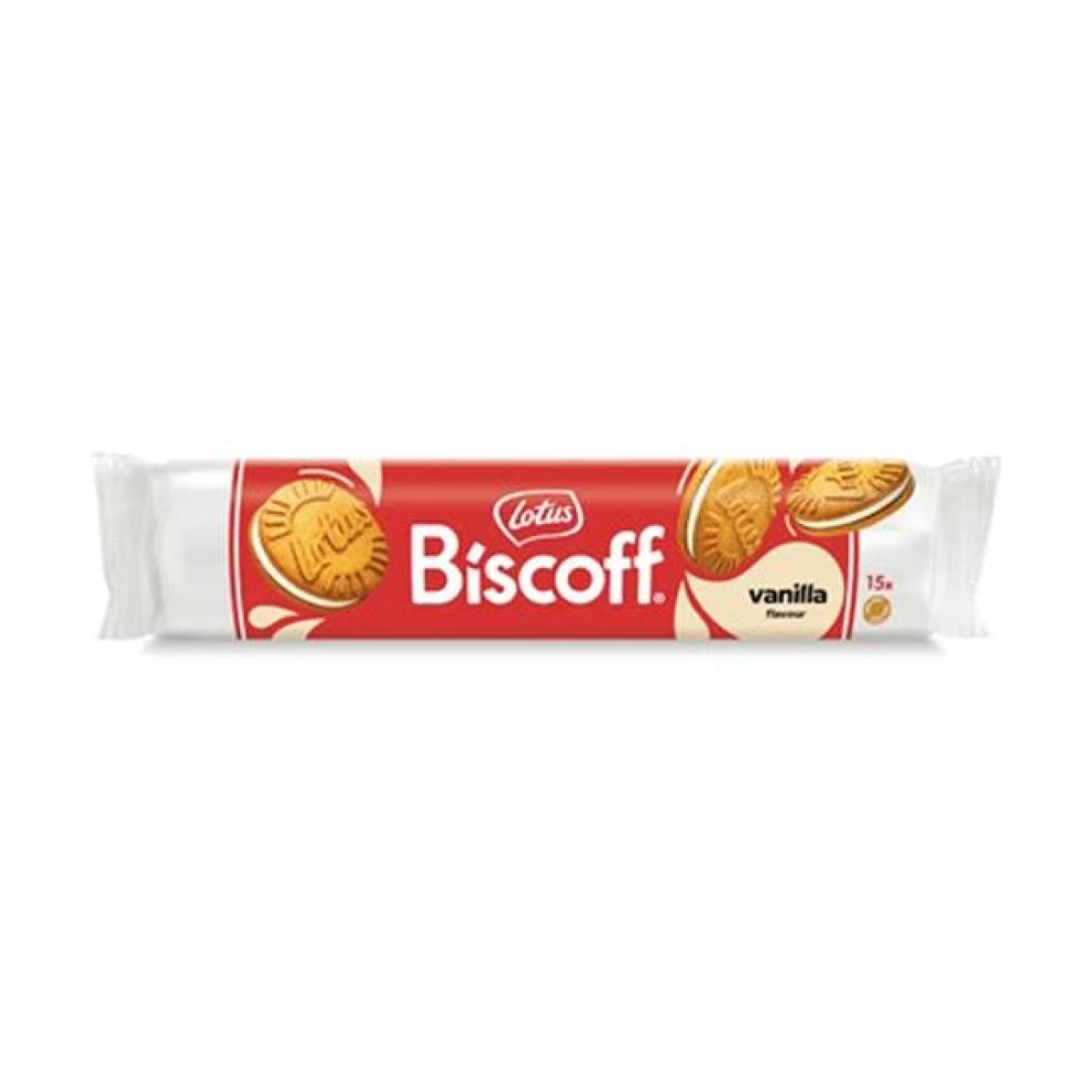 Karamelové sušienky Lotus Biscoff Sandwich vanilka 150g 