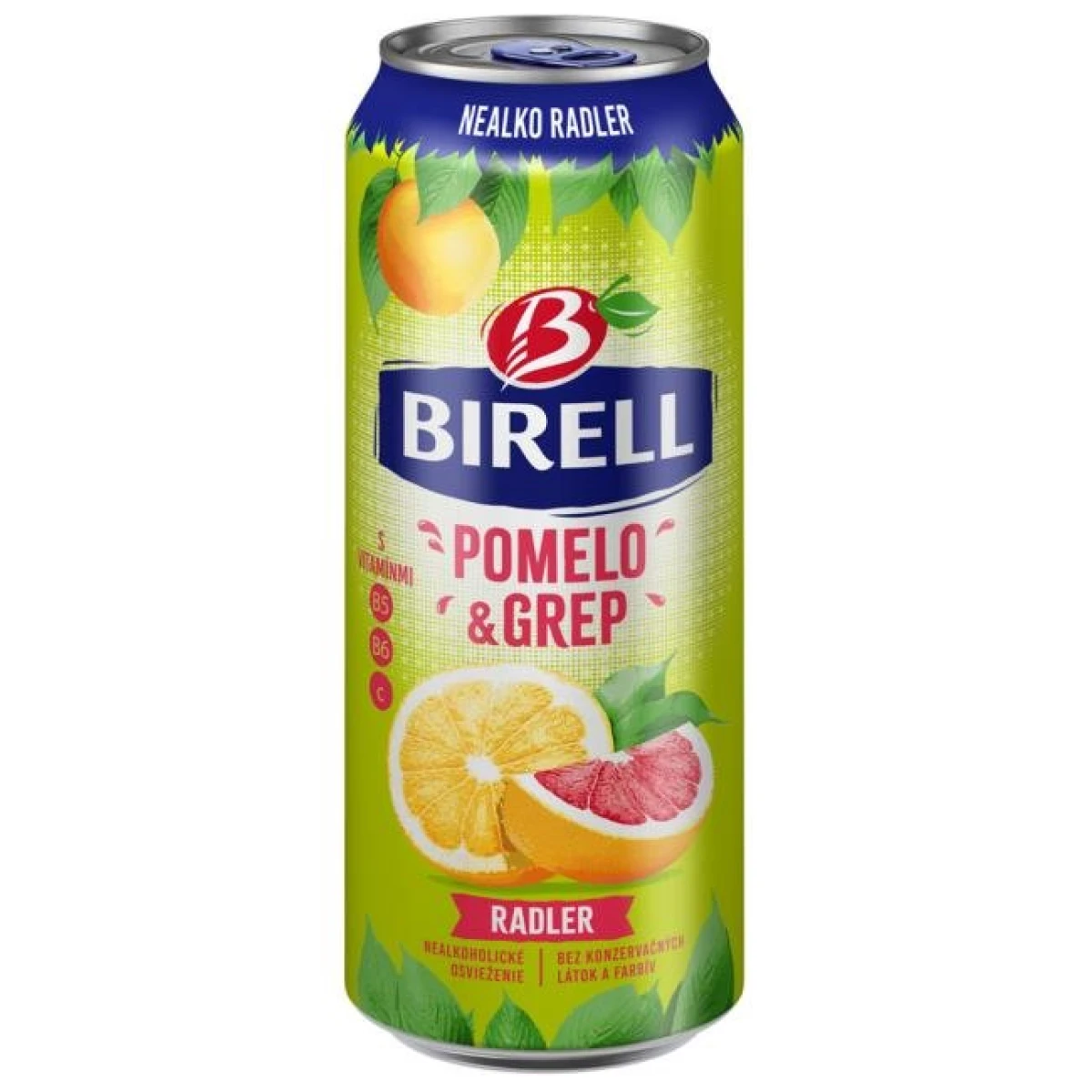 Pivo Birell nealko 24 x 0,5 ℓ Pomelo & Grep plechovka 