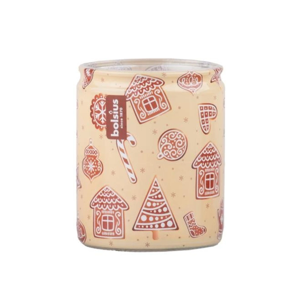 Bolsius Sklo 68x80 mm Cukrovinky, vonná sviečka 