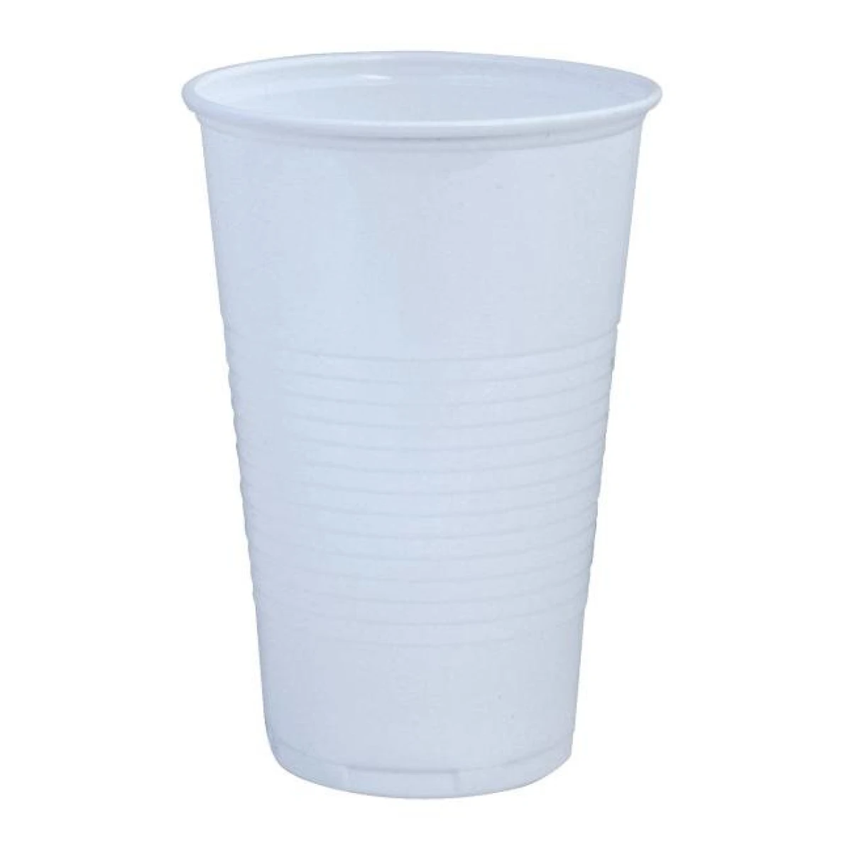 Poháre plastové 500 ml biele (50 ks) 