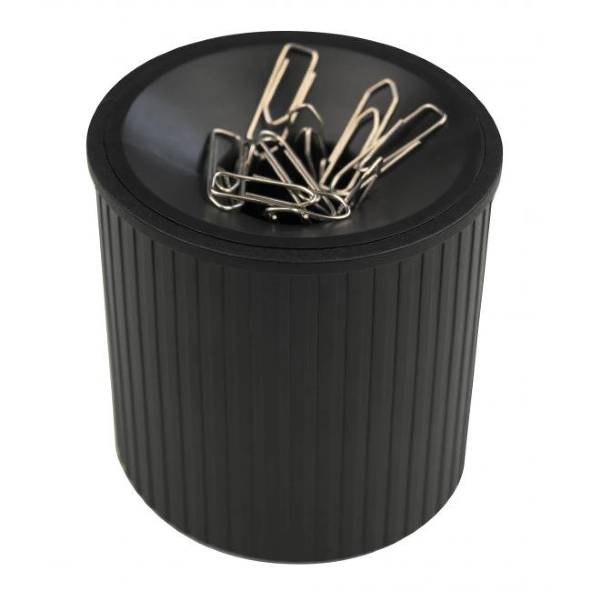 Stojan na kancelárske spony Helit Linear čierny 