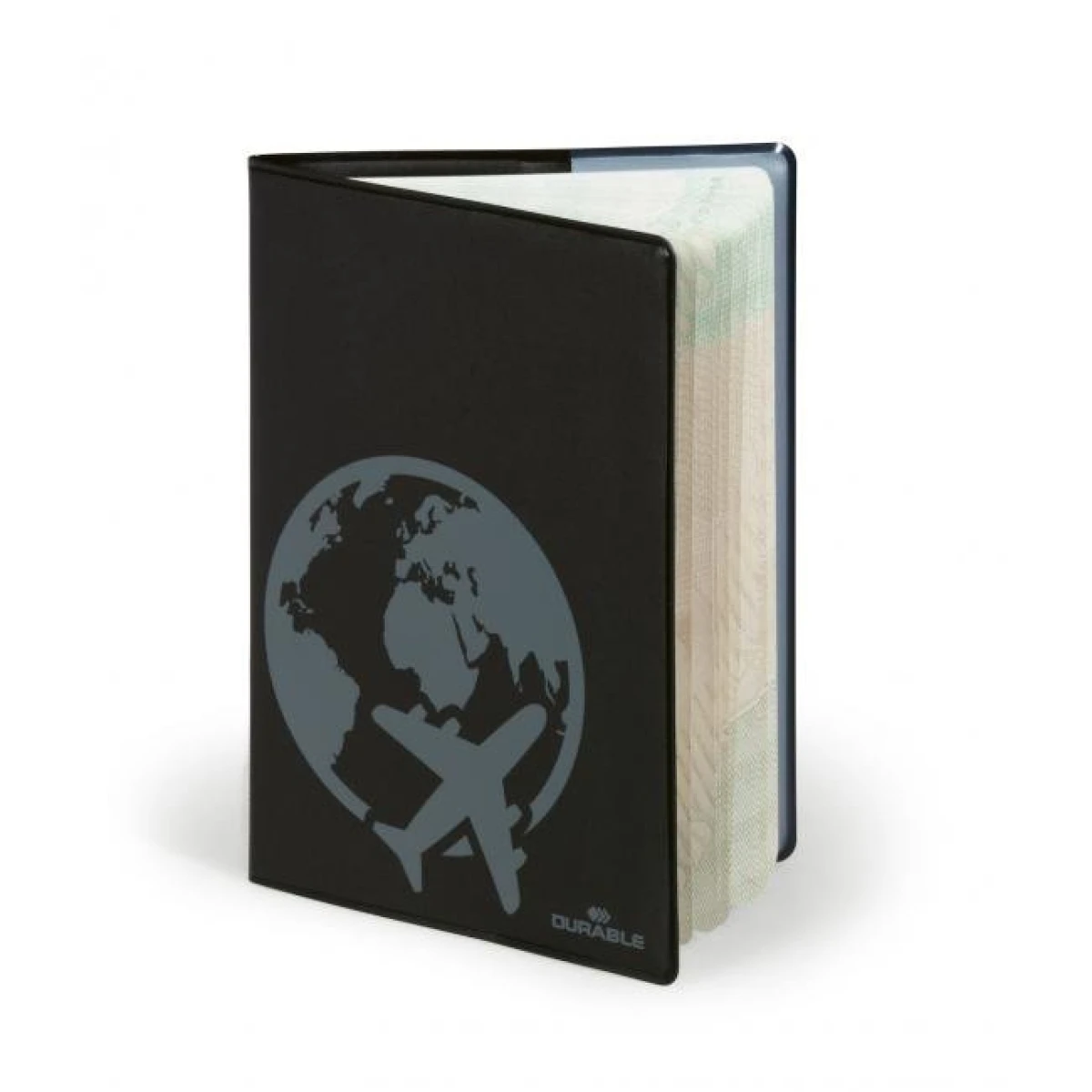 Puzdro na cestovný pas DURABLE s RFID ochranou čierne 