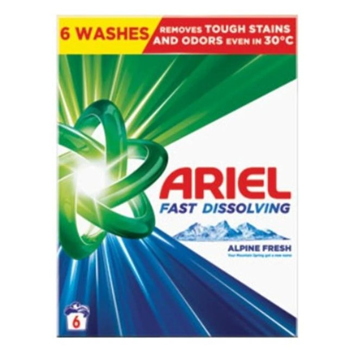 Ariel prací prášok 6PD Mountain Spring 