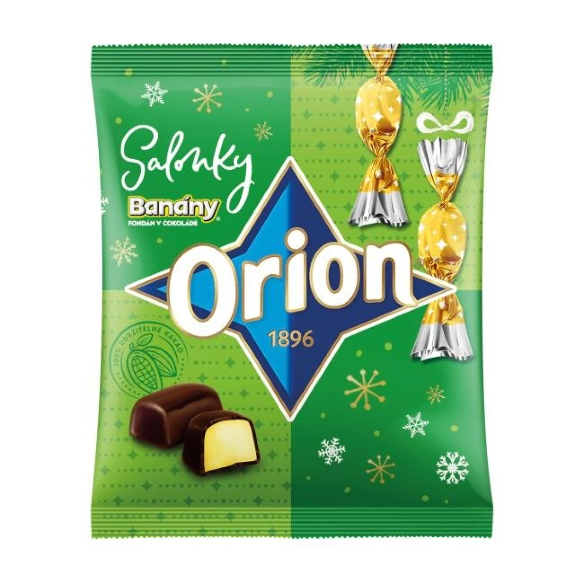 Salónky Orion Banány 340g 