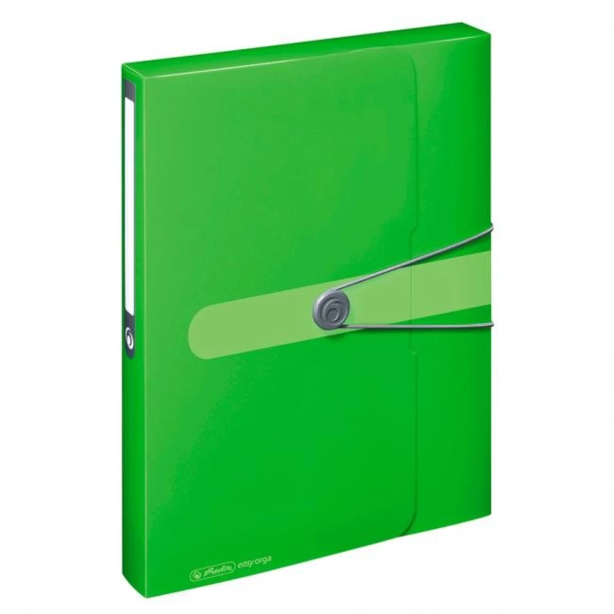 Plastový box s gumičkou Herlitz Easy Orga A4 PP zelený 