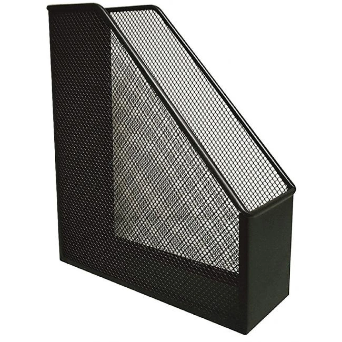 Drôtený stojan na časopisy 90x295x258mm čierny 