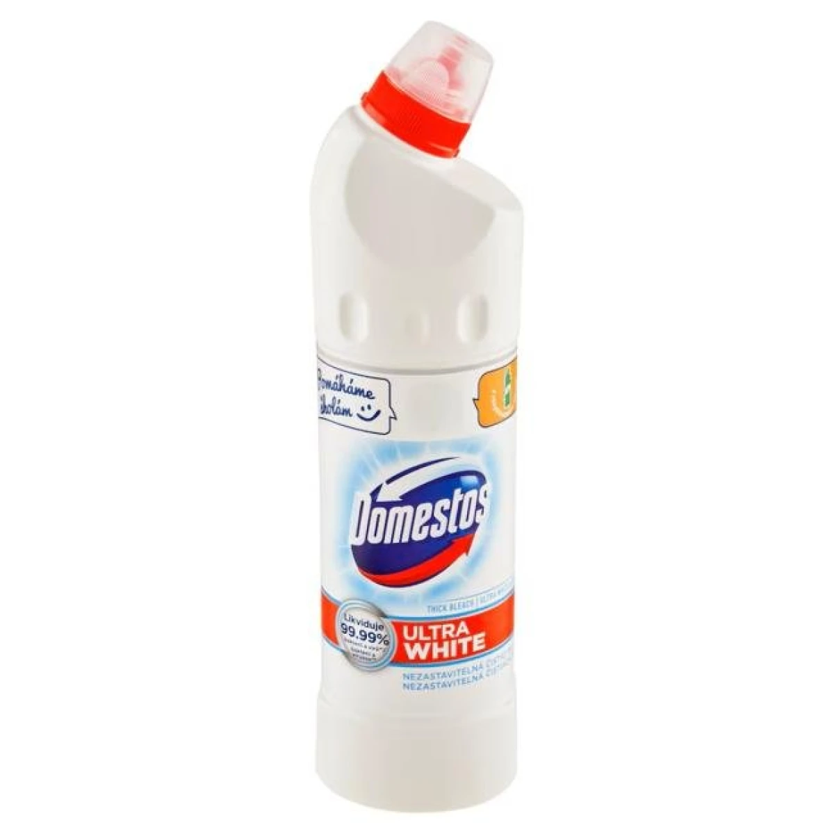 Domestos WC čistiaci gél 750 ml - ULTRA WHITE White & Shine 