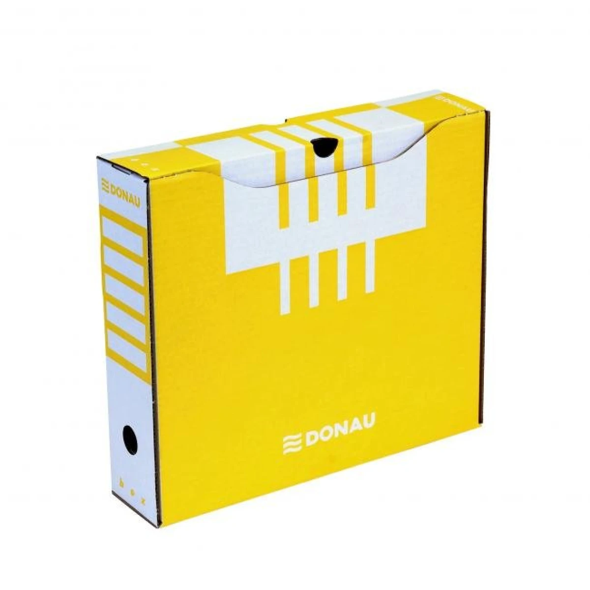 Archívny box DONAU 80mm žltý 