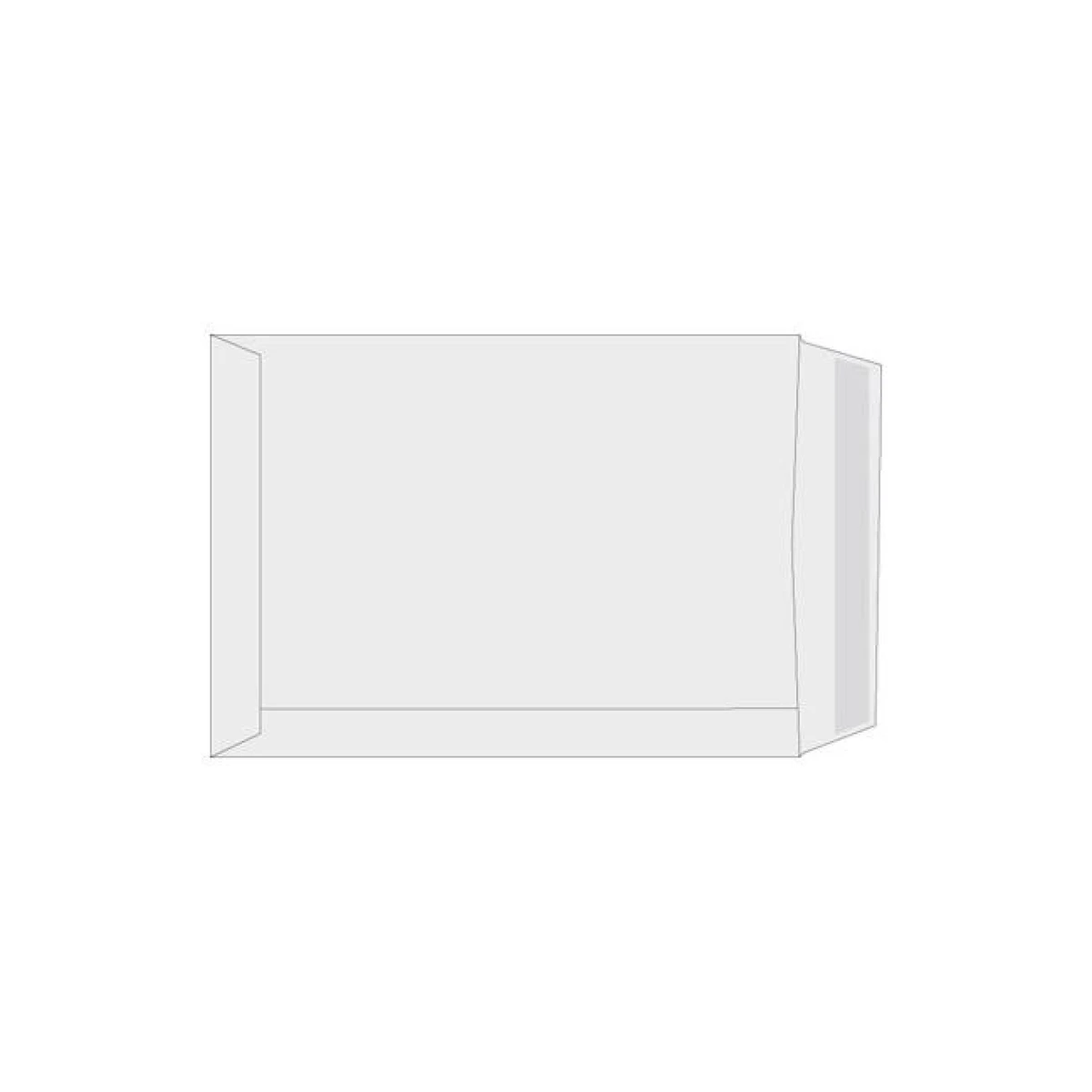 Poštové obálky B4 samolepiace, biele, 250ks 90g 