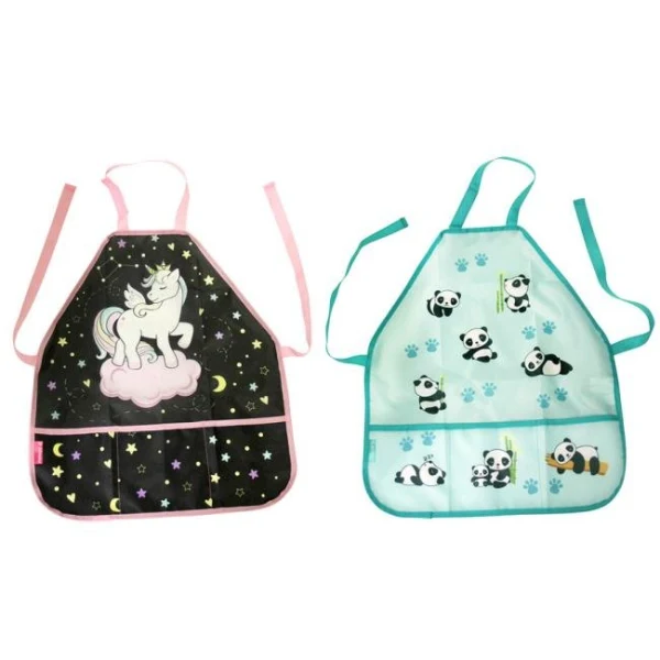 Detská zástera na maľovanie DONAU Dievčatá - mix motívov 